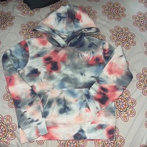 Abercrombie kids girls pullover hoodie size 9/10 with front pocket & thumb holes